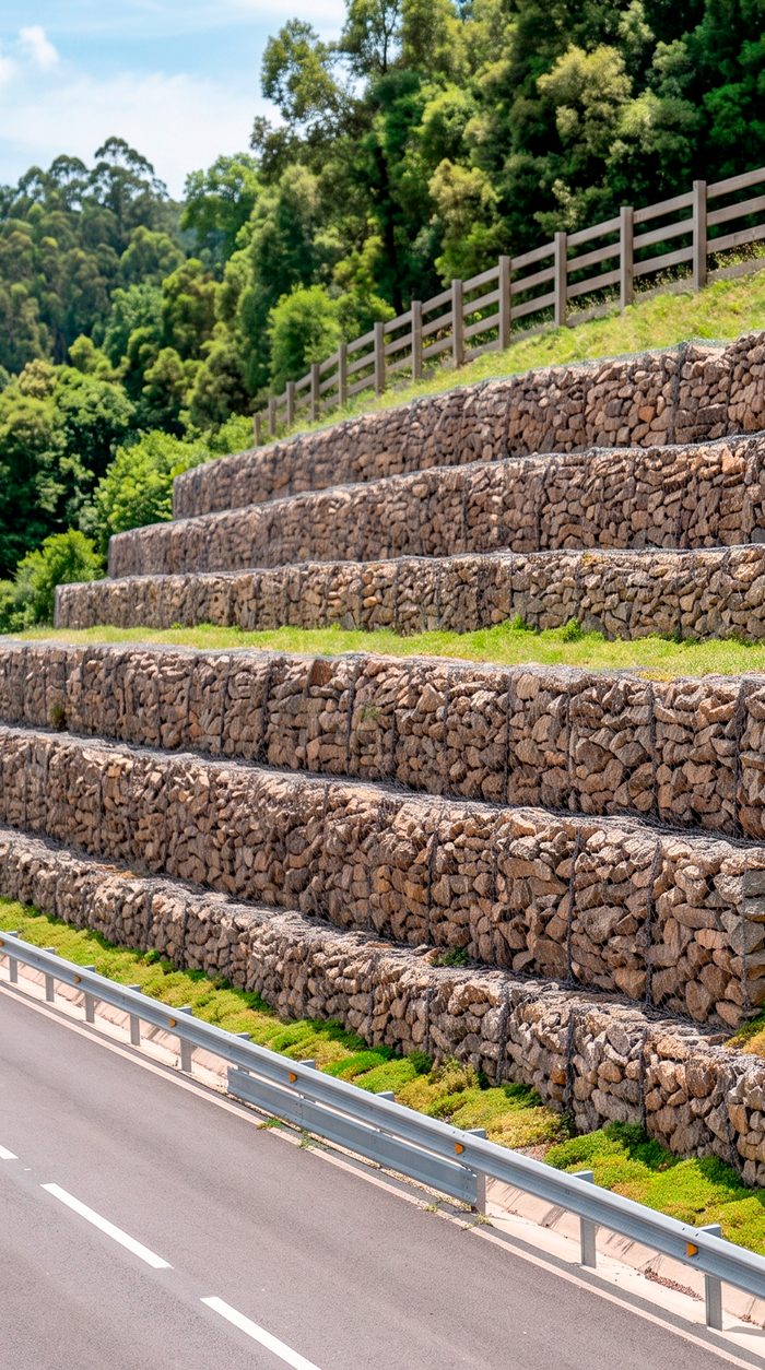 Muro de contenção em Gabião Manchester Cercas
